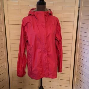 LL Bean pink raincoat windbreaker